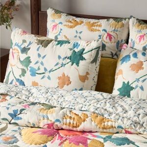 NWT | King (2) Sawyer Printed Cotton Voile Pillow Shams, Set of 2